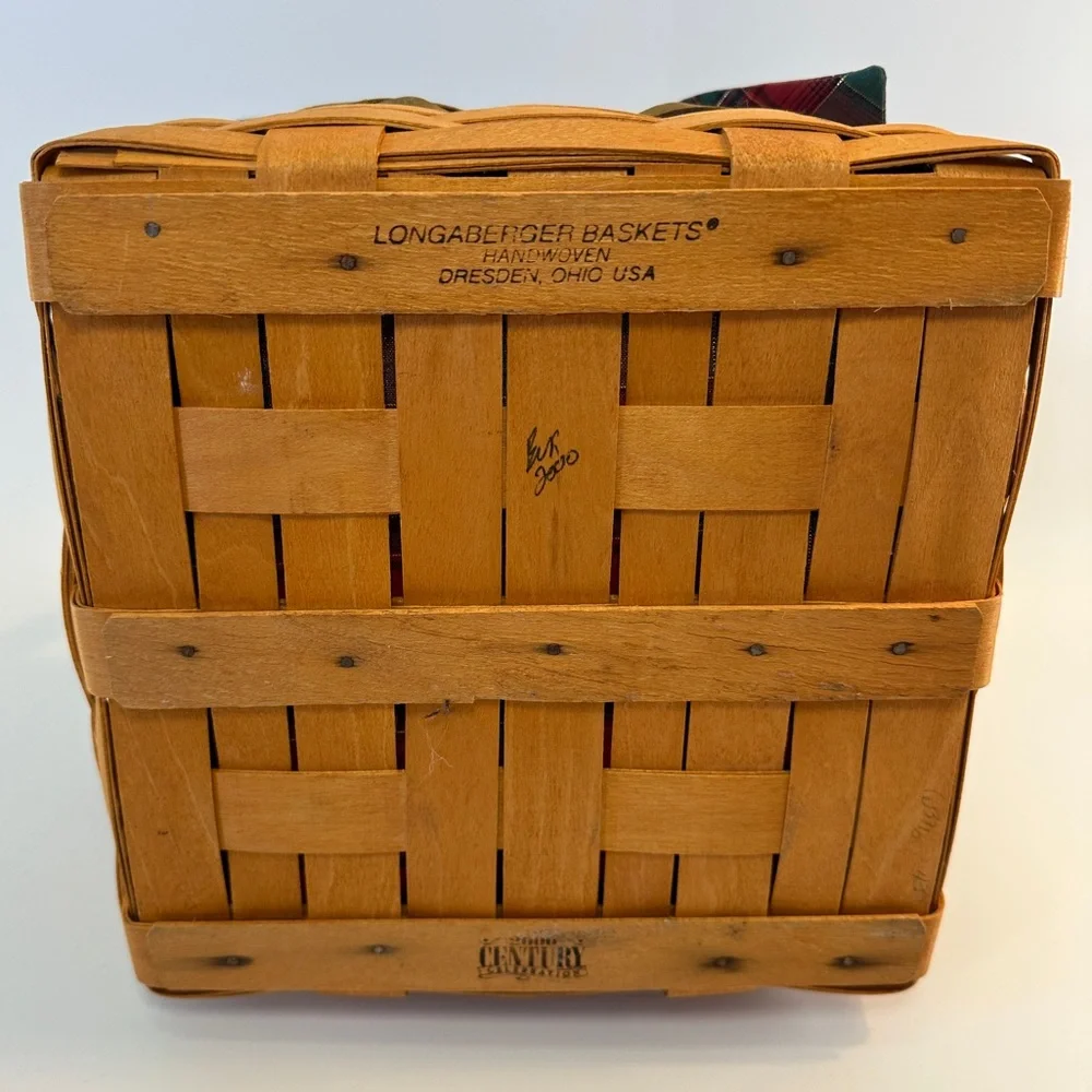 Longaberger Deck the‎ Halls Basket Christmas Collection 2000 Century Celebration